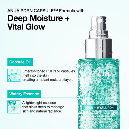 Anua PDRN Hyaluronic Acid Hydrating Capsule Mist 100ml texture
