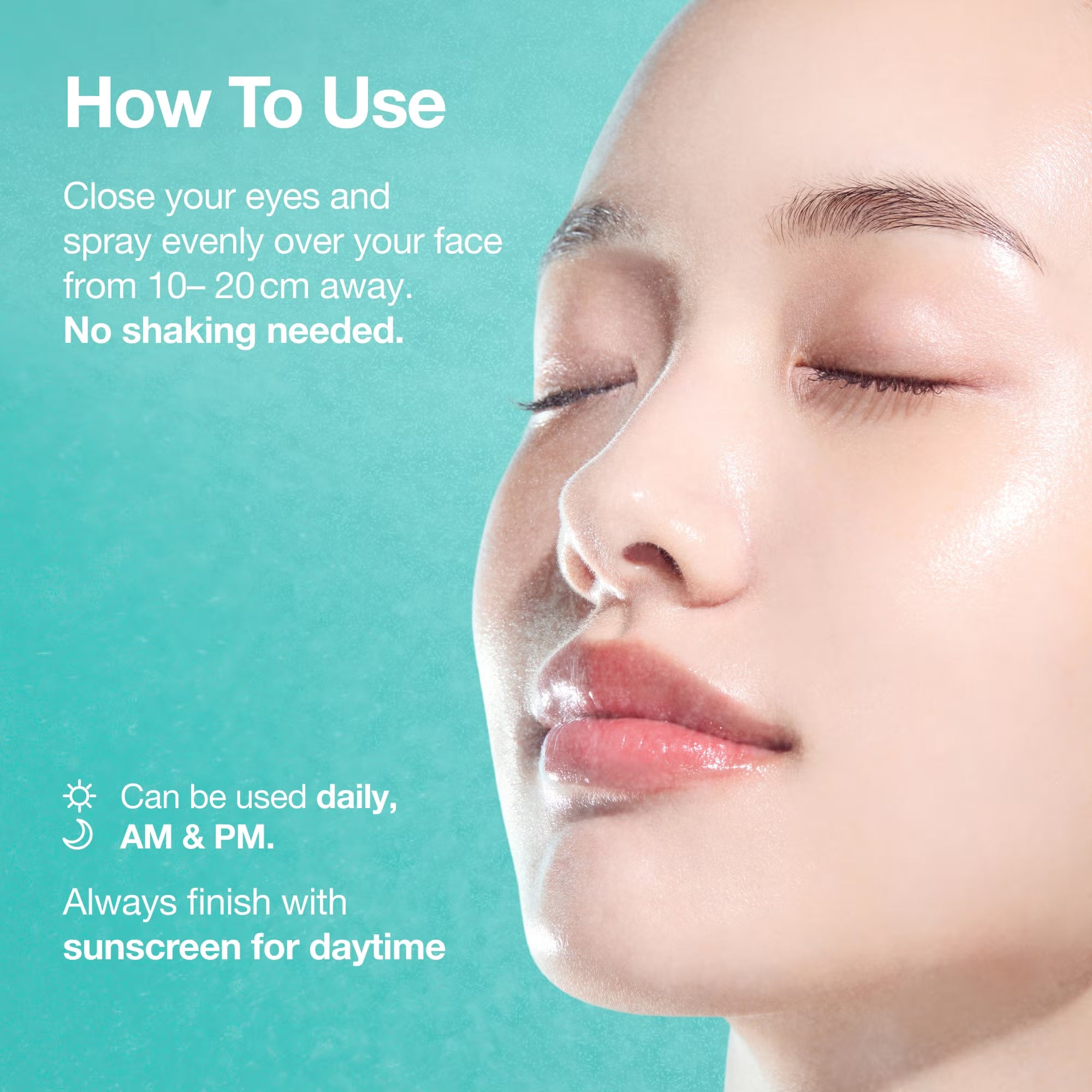Anua PDRN Hyaluronic Acid Hydrating Capsule Mist 100ml how to use