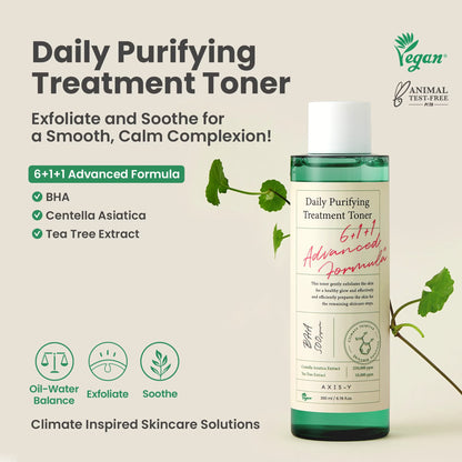 AXIS-Y Daily Purifying Treatment Toner 200ml formula