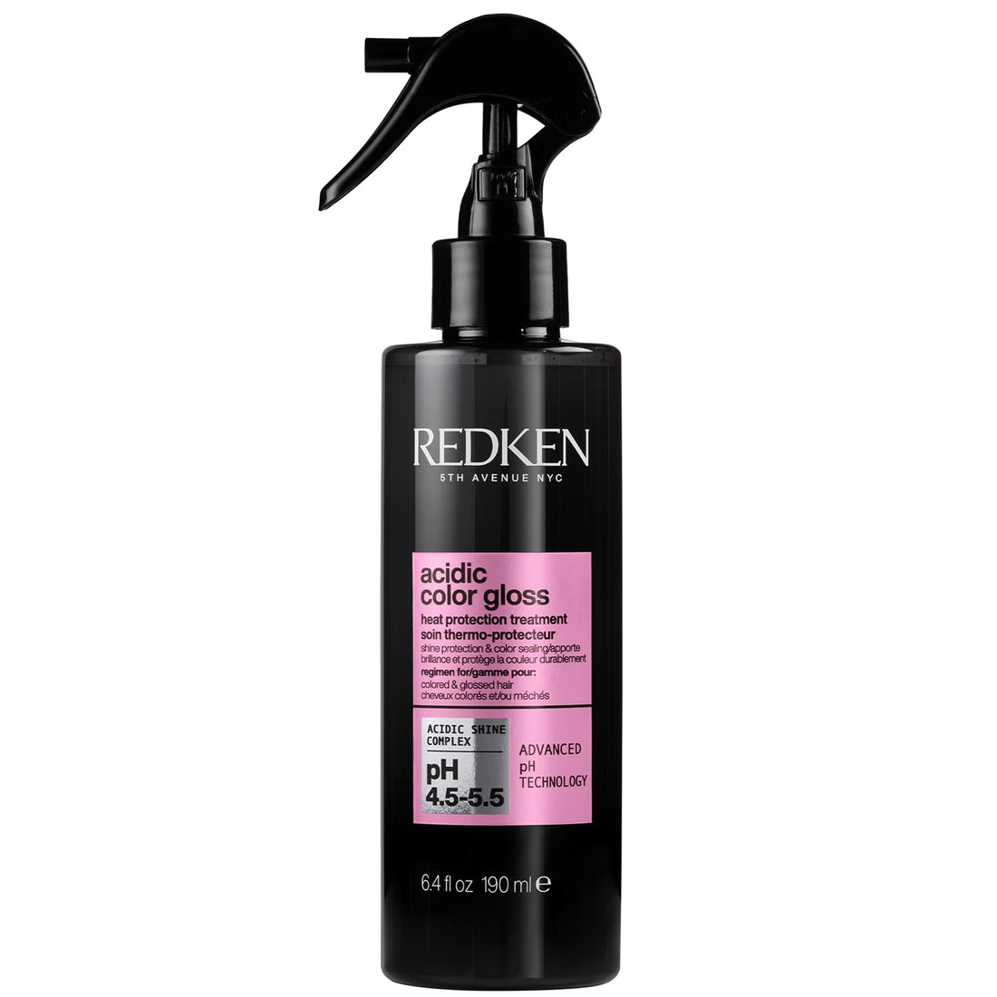 Redken Acidic Color Gloss Heat Protection Treatment Spray 190ml