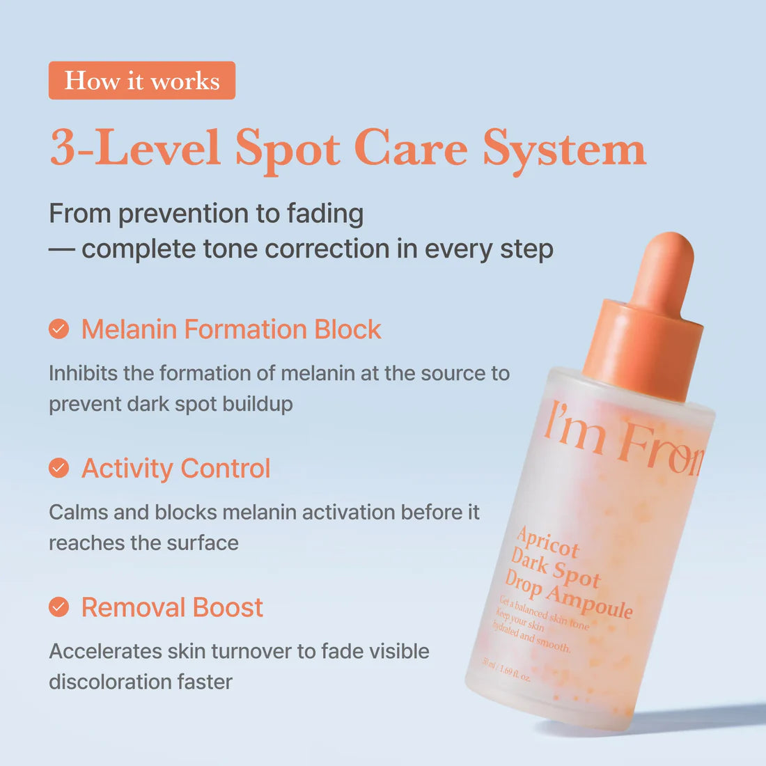 I’m From Apricot Dark Spot Drop Ampoule 50ml