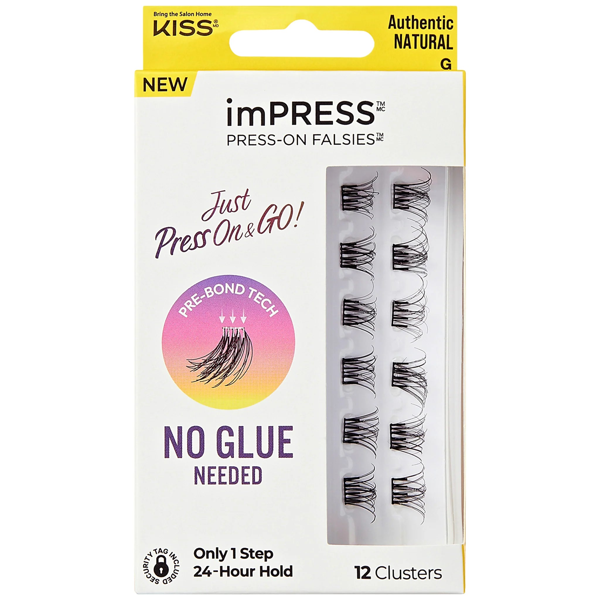 Kiss ImPRESS Press On Falsies Authentic Natural