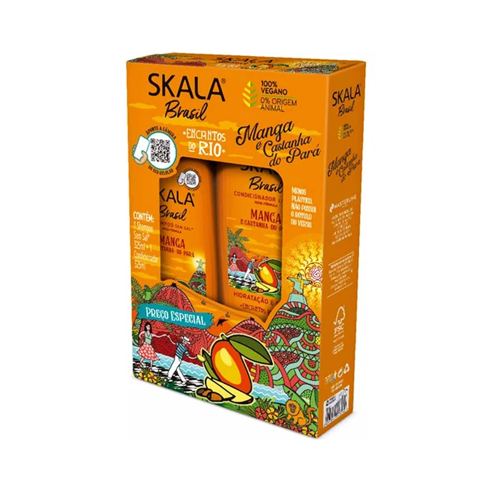 Skala Manga E Castanha Do-Para Shampoo &amp; Conditioner