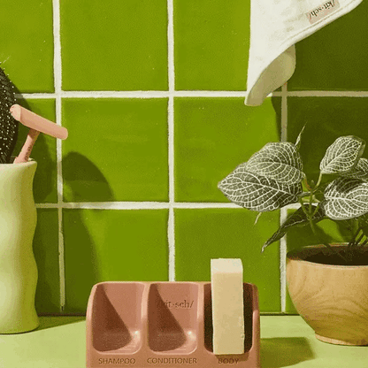 Kitsch Bottle-Free Beauty Self-Draining Soap Dish