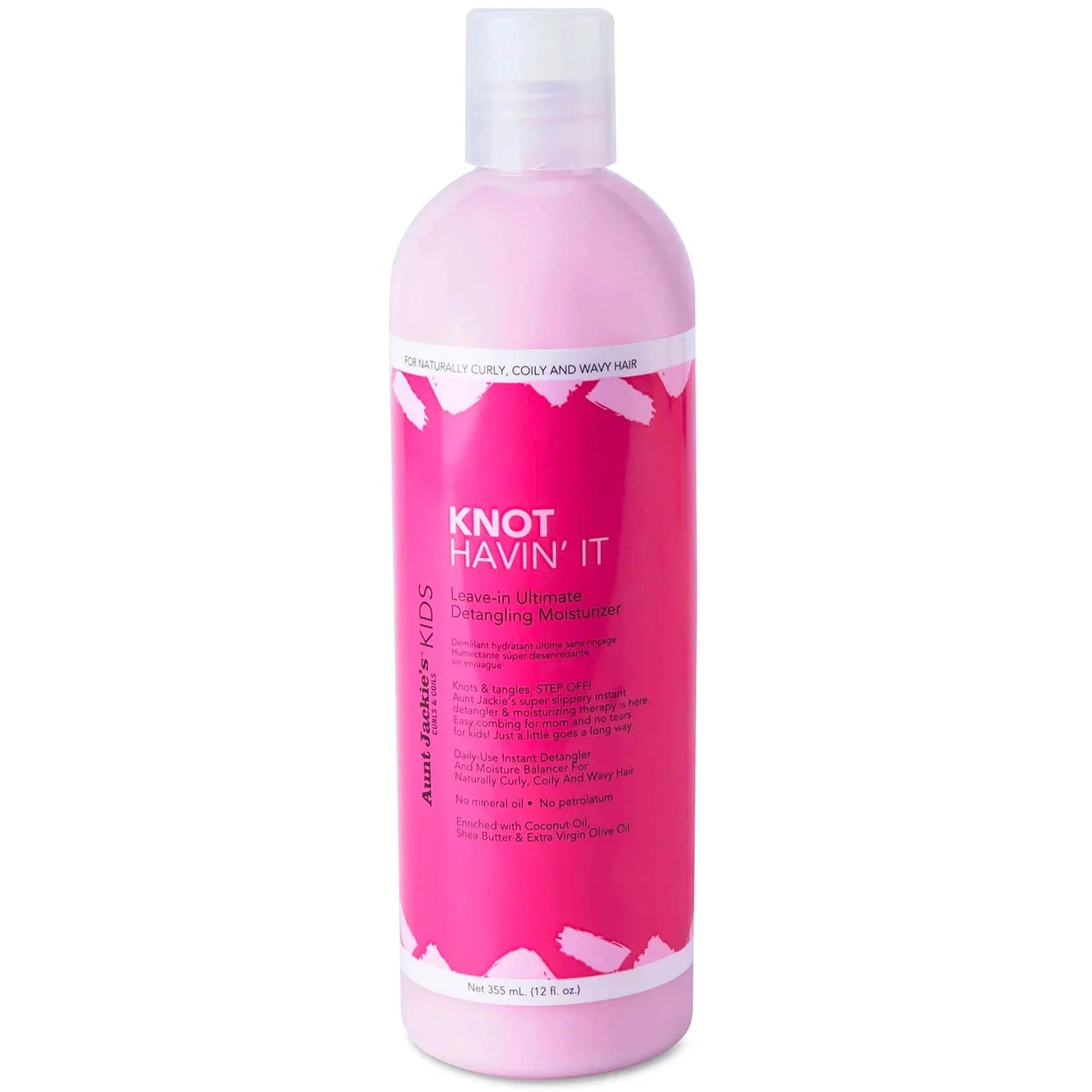 Aunt Jackie's Kids Curls & Coils Knot Havin' It Leave-In Ultimate Detangling Moisturizer 12oz