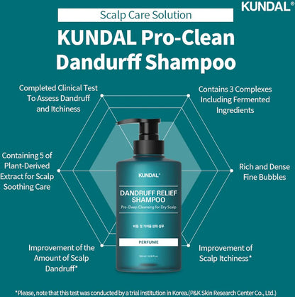 KUNDAL Dandruff Relief Shampoo Apple Green Tea 500ml
