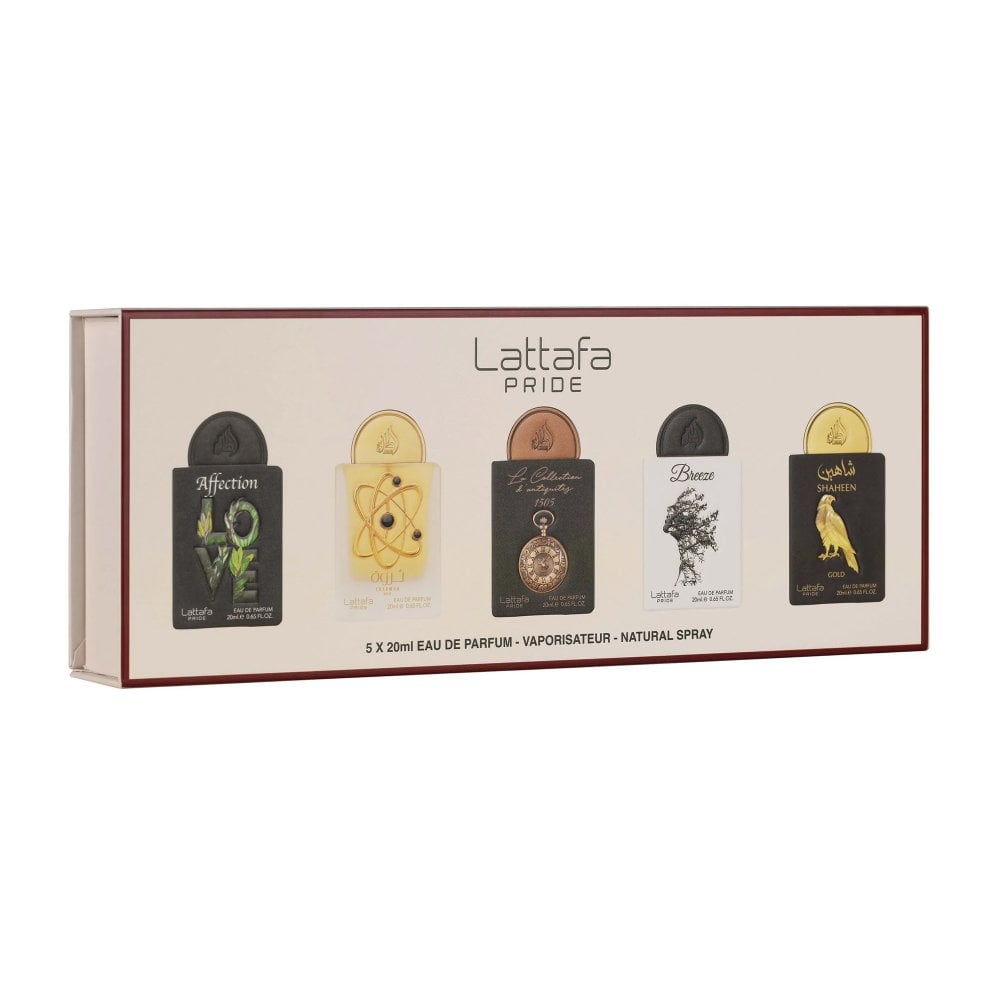 Lattafa Pride Collection 01 Eau de Parfum Unisex Fragrance Spray Gift Set (5 x 20ml)