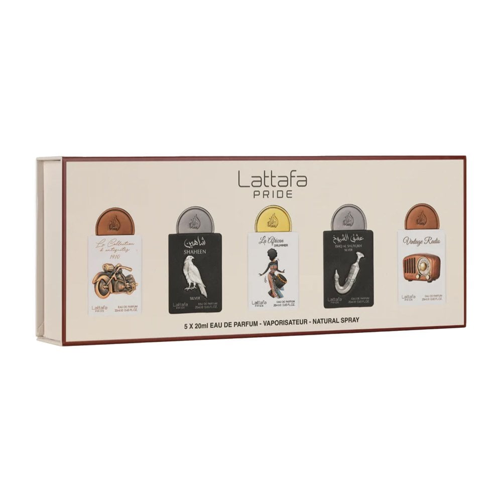 Lattafa Pride Collection 05 Eau de Parfum Unisex Fragrance Spray Gift Set (5 x 20ml)