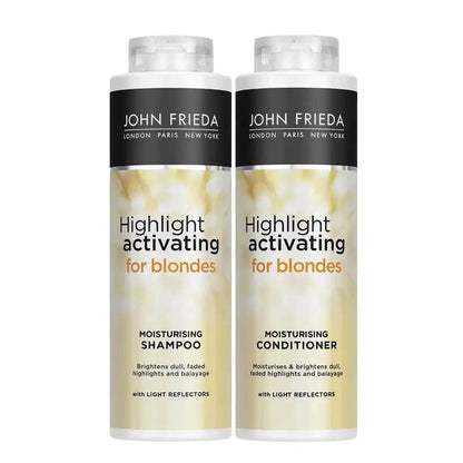 John Frieda Highlight Activating Moisturising Shampoo &amp; Conditioner Duo - 2 x 500ml