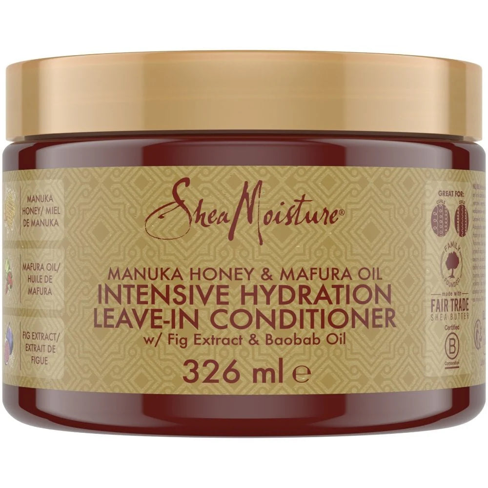 SheaMoisture Manuka Honey &amp; Mafura Oil Intensive Hydration Leave-In Conditioner 326ml