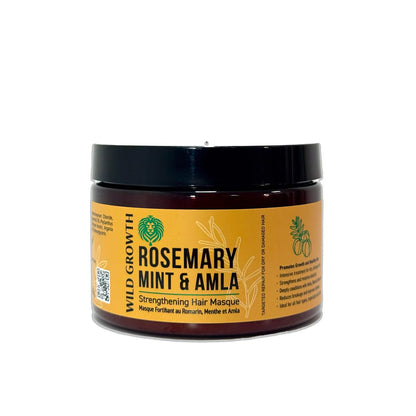 Wild Growth Rosemary Mint &amp; Amla Strengthening Mask 355ml