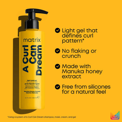 Matrix Total Results A Curl Can Dream Defining Light Hold Gel 250ml
