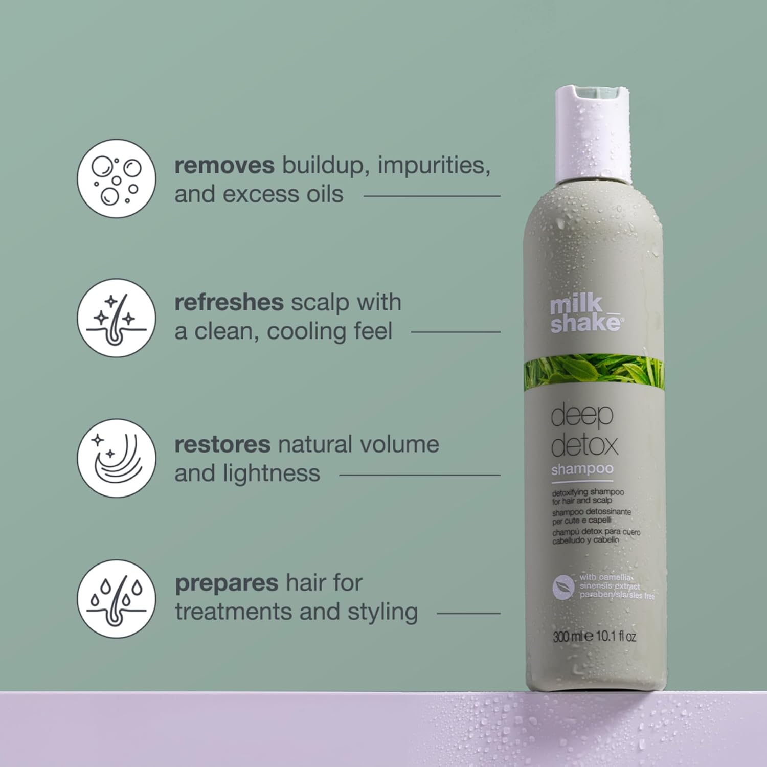 milk_shake Deep Detox Shampoo 300ml benefits 