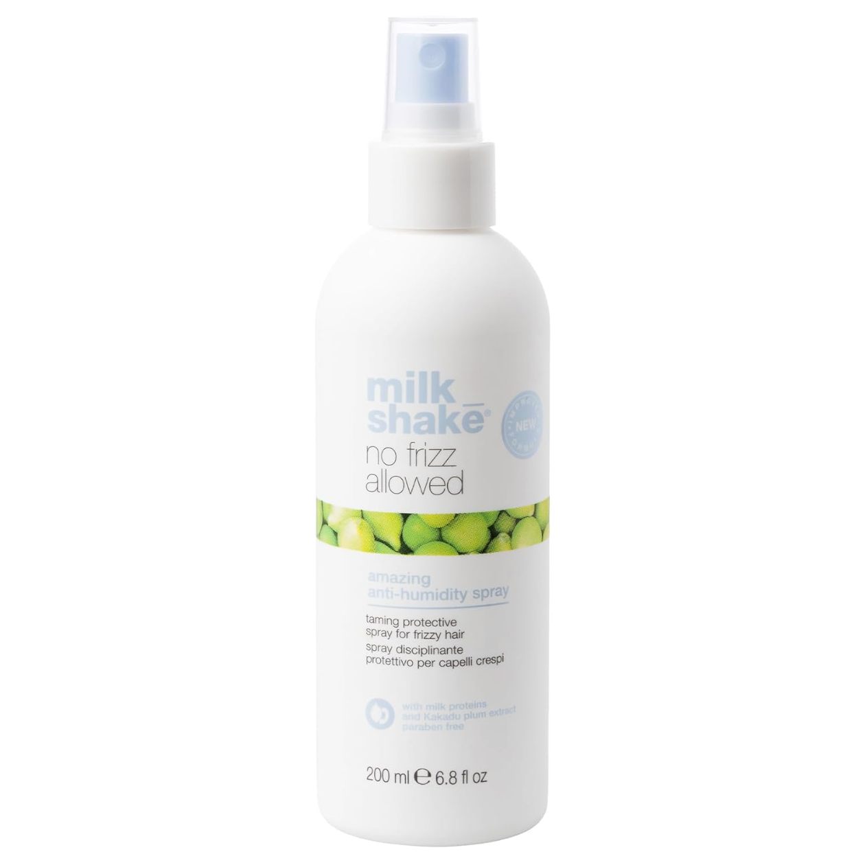Milk Shake No Frizz Allowed Amazing Anti-Humidity Spray 200ml for frizzy hair with heat protection and humidity control