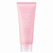 mixsoon collagen glass skin mask in a pastel pink squeeze tube with a translucent flip-top cap, displayed on a clean white background.