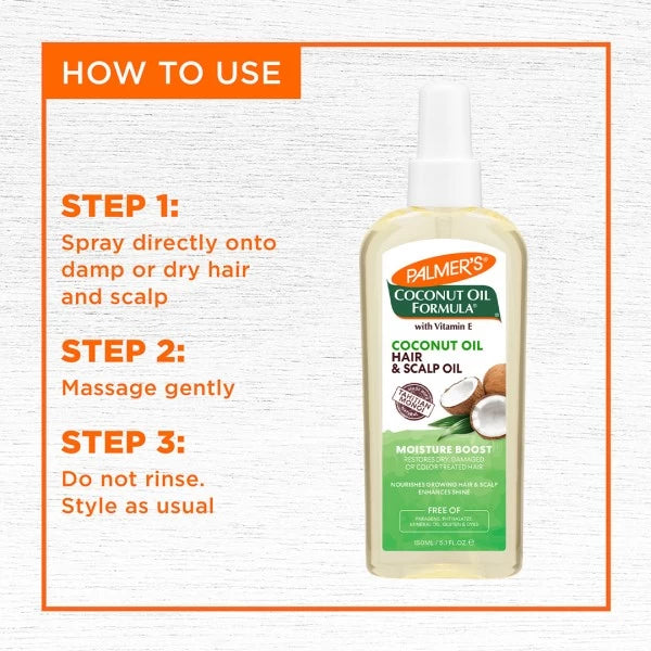 Palmer's Coconut Oil Formula Moisture Boost Strong Roots Spray 150ml