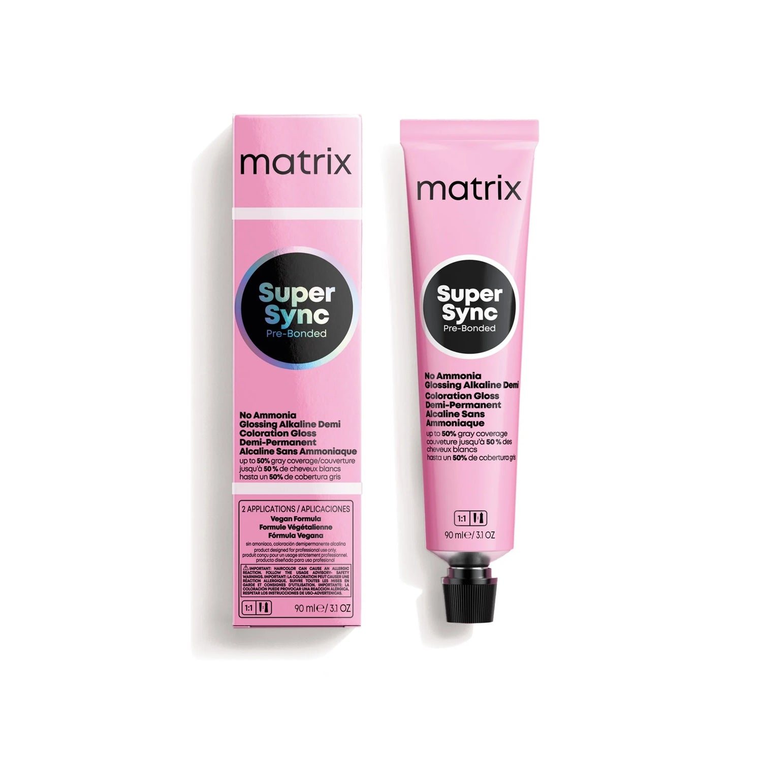 Matrix Super Sync Pre-Bonded Glossing Alkaline Demi-Permanent Hair Colour