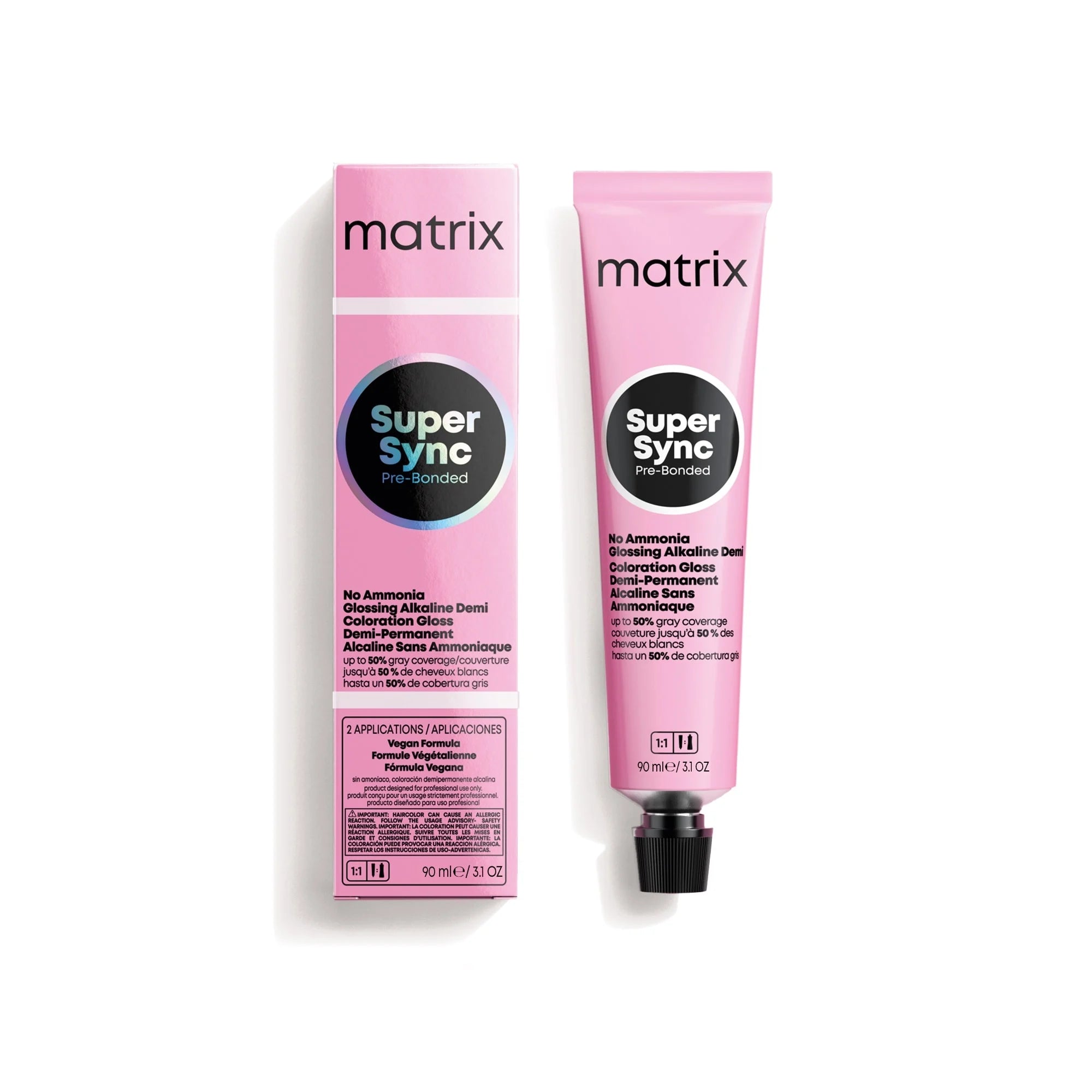 Matrix Super Sync Pre-Bonded Glossing Alkaline Demi-Permanent Hair Colour