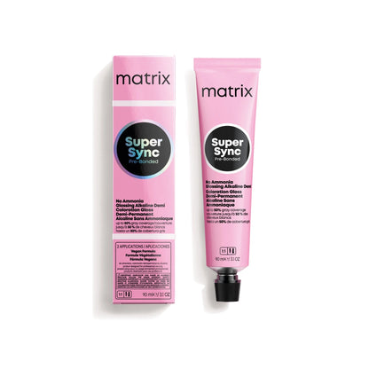 Matrix Super Sync Pre-Bonded Glossing Alkaline Demi-Permanent Hair Colour