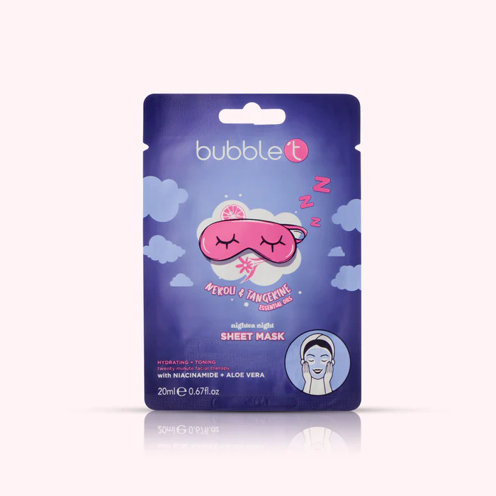 Bubble T Neroli &amp; Tangerine Hydrating Face Sheet Mask (20ml)