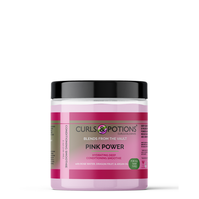 Curls & Potions Blends Pink Power Deep Conditioning Smoothie 8oz