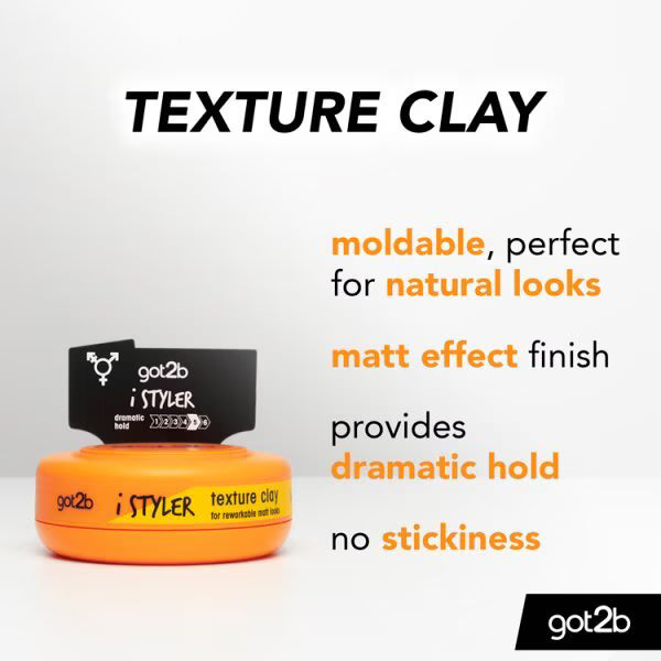 Got2b iStylers Texture Clay 75ml