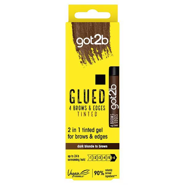 Got2b Glued Brows &amp; Edges Tint Dark Brown 16ml