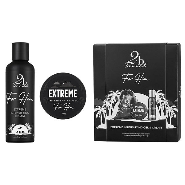 2bTanned For Him Extreme Intensifying Gel &amp; Cream Gift Set