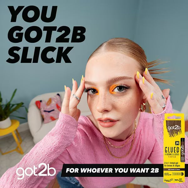 Got2b Glued Brows & Edges Tint  Brown 16ml