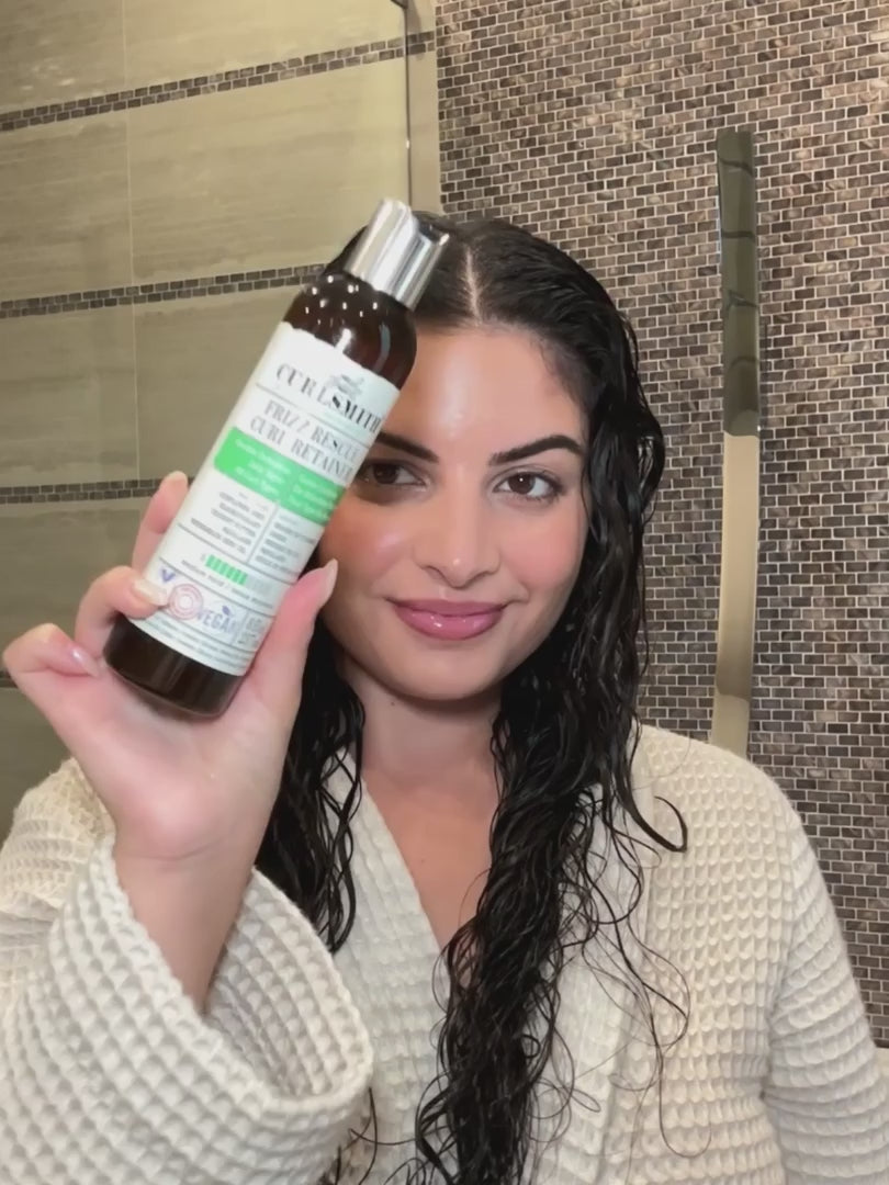 Load video: Curlsmith Frizz Rescue Curl Retainer