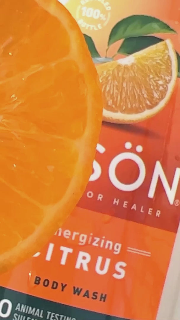 Load video: Jason Energizing Citrus Body Wash 30oz