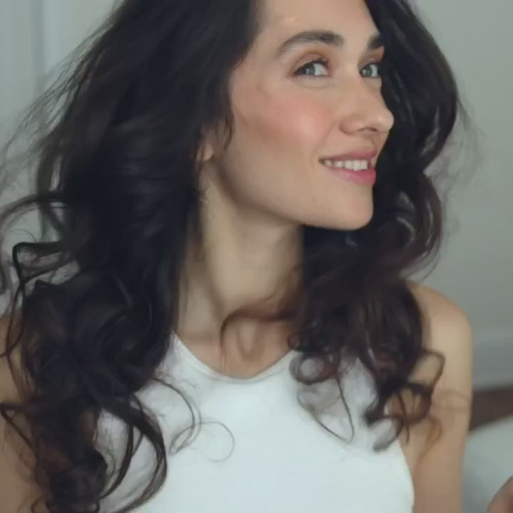 Load video: Kitsch Extra Wide Spa Headband - Dusty Rose