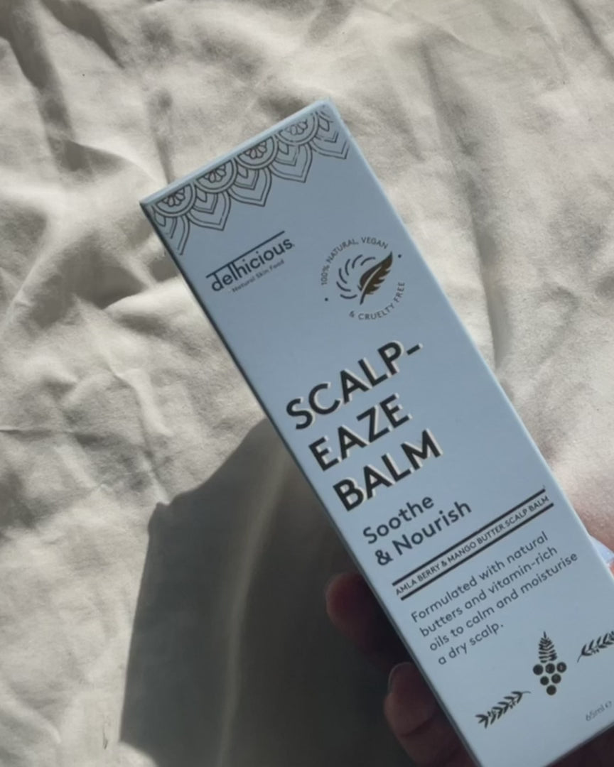 Load video: Delhicious Scalp-Eaze Scalp Balm - 65ml
