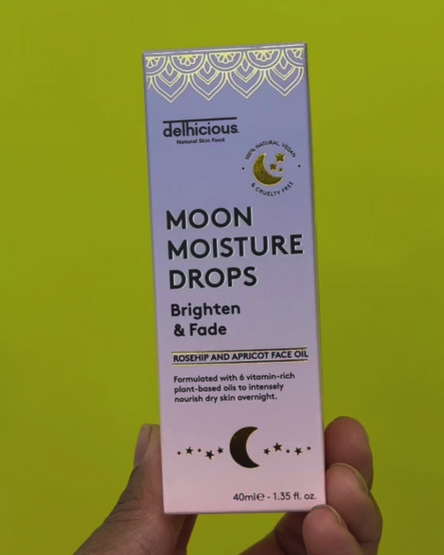 Load video: Delhicious Moon Moisture Drops Face Oil 40ml