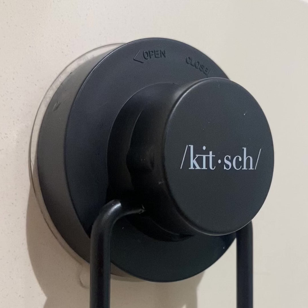 Load video: Kitsch Self-Draining Shower Caddy