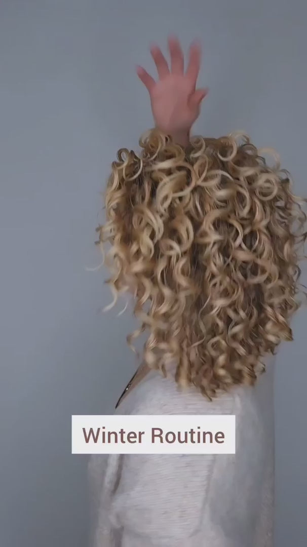 Load video: Pretty Curly Girl Flaxseed Styling Foam 150ml