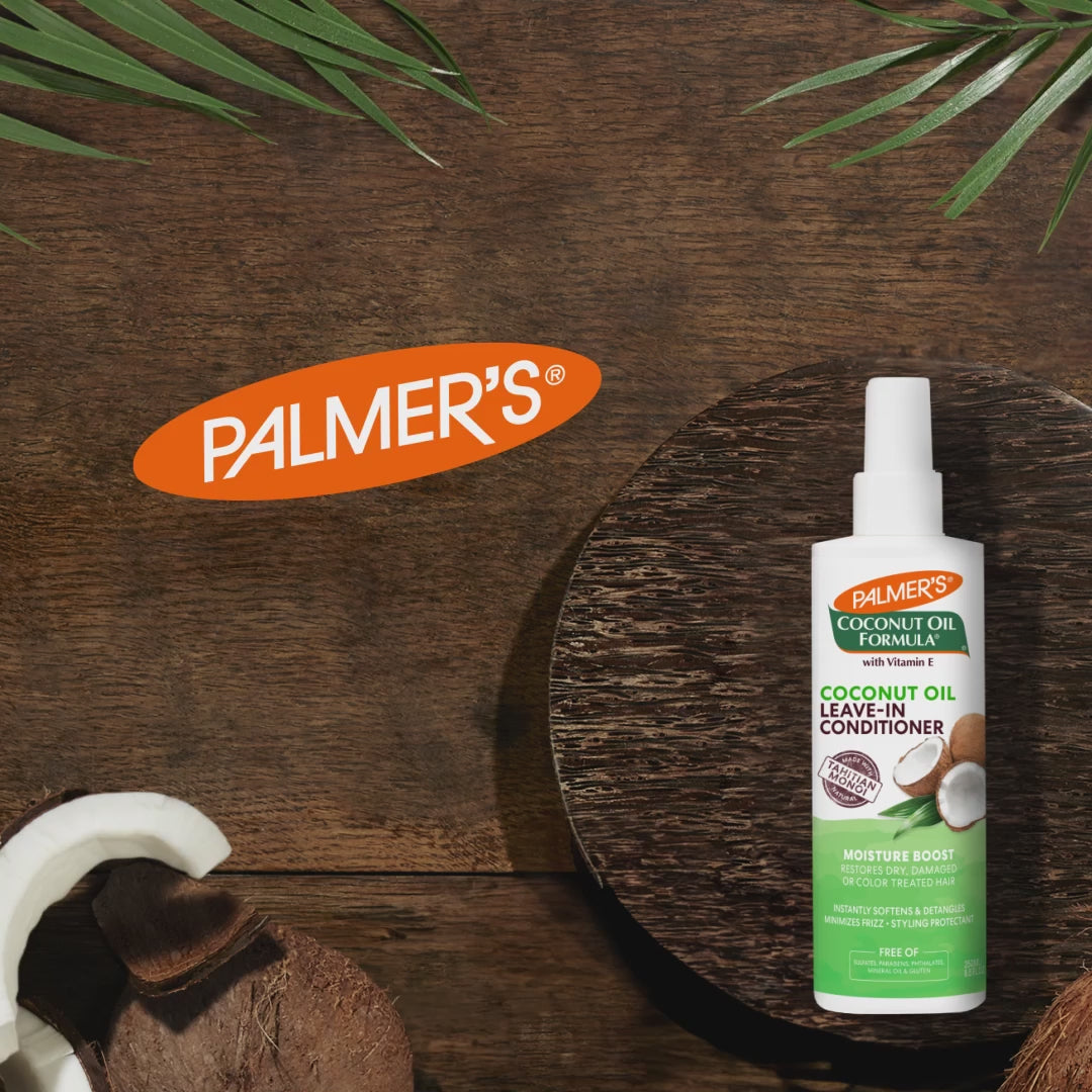Load video: Palmer's Coconut Oil Formula Leave in Conditioner 250ml