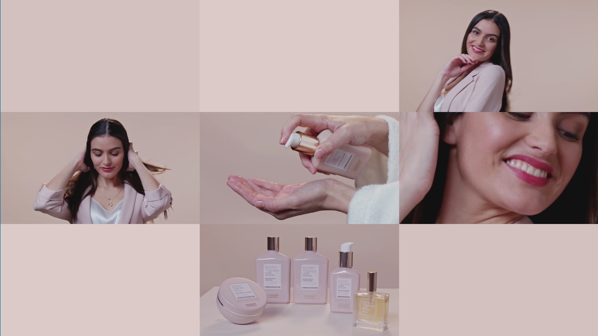 Load video: Alfaparf Milano Keratin Therapy Lisse Design Rehydrating Mask 200ml