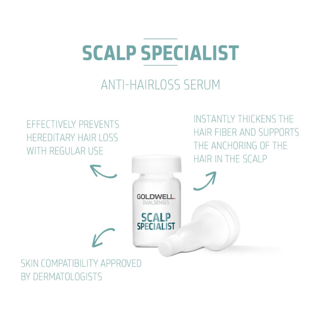 Goldwell Dualsenses Scalp Specialist Anti Hair Loss Serum 8 x 6ml + 2 applicators