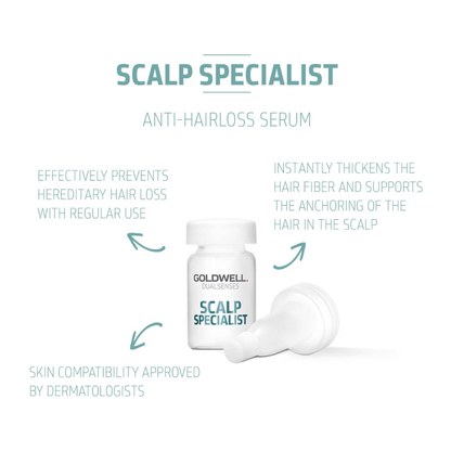 Goldwell Dualsenses Scalp Specialist Anti Hair Loss Serum 8 x 6ml + 2 applicators