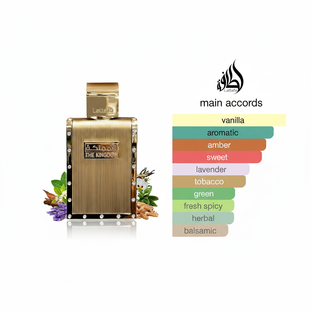 Lattafa The Kingdom For Men Eau De Parfum 100ml