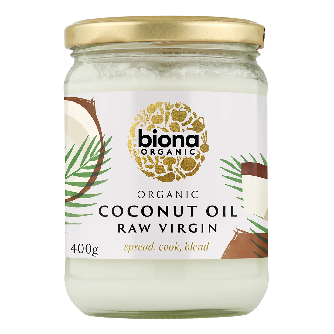 Biona Organics Organic Raw Virgin Coconut Oil 400g