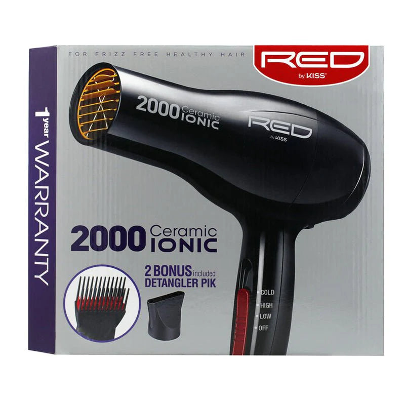 Red By Kiss 2000 Ceramic Ionic dryer