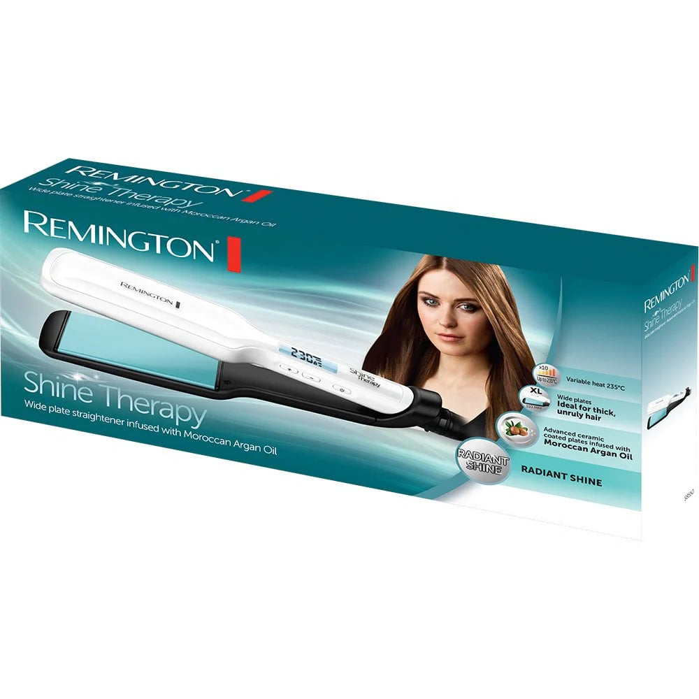 Remington Shine Therapy Wide Plate Hair Straightener