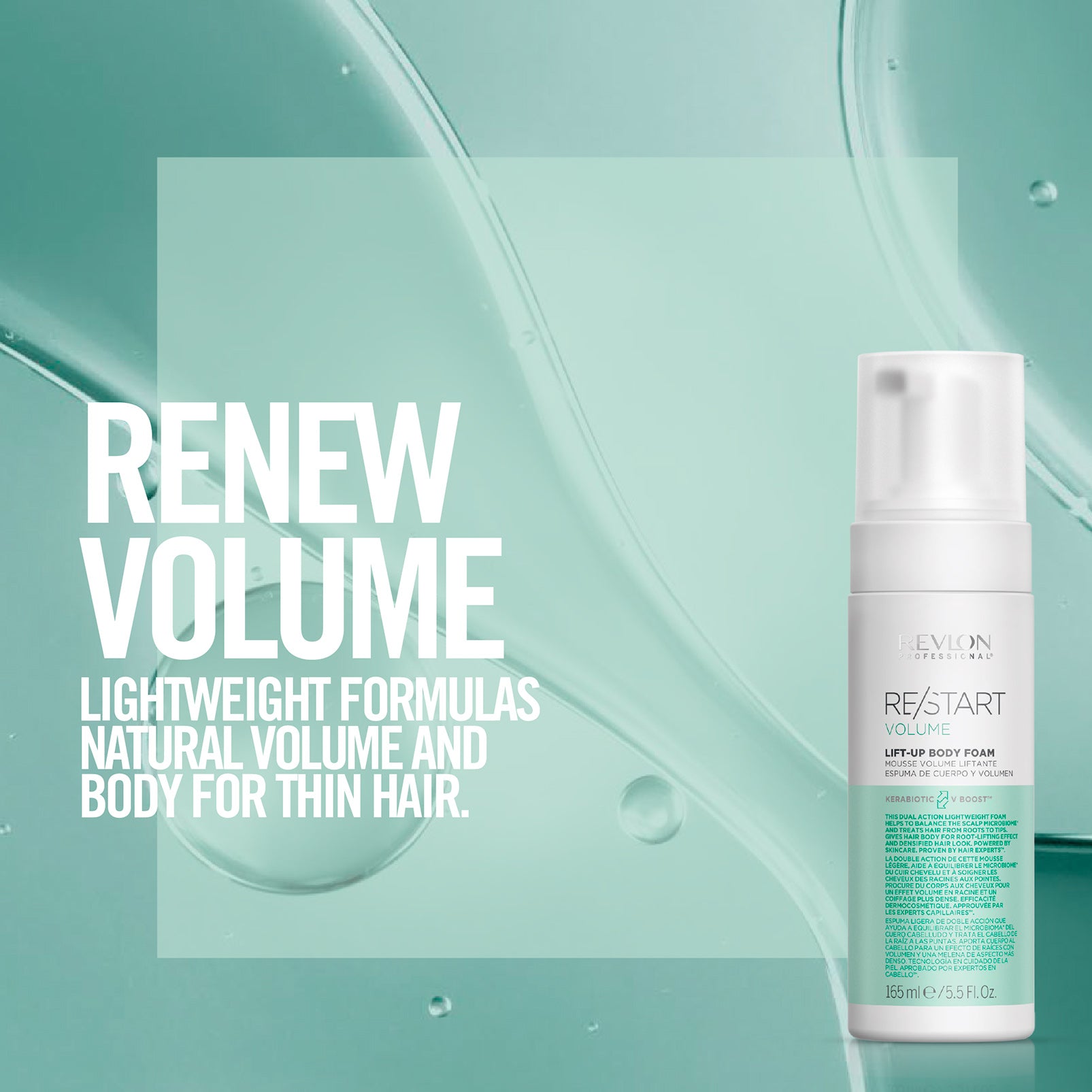 Revlon ReStart Volume Lift-Up Body Foam 165ml