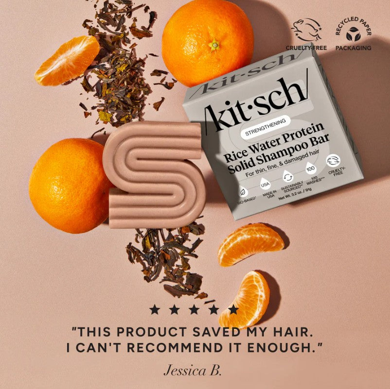 Kitsch Rice Water Shampoo &amp; Conditioner Bar Bundle - 2pc