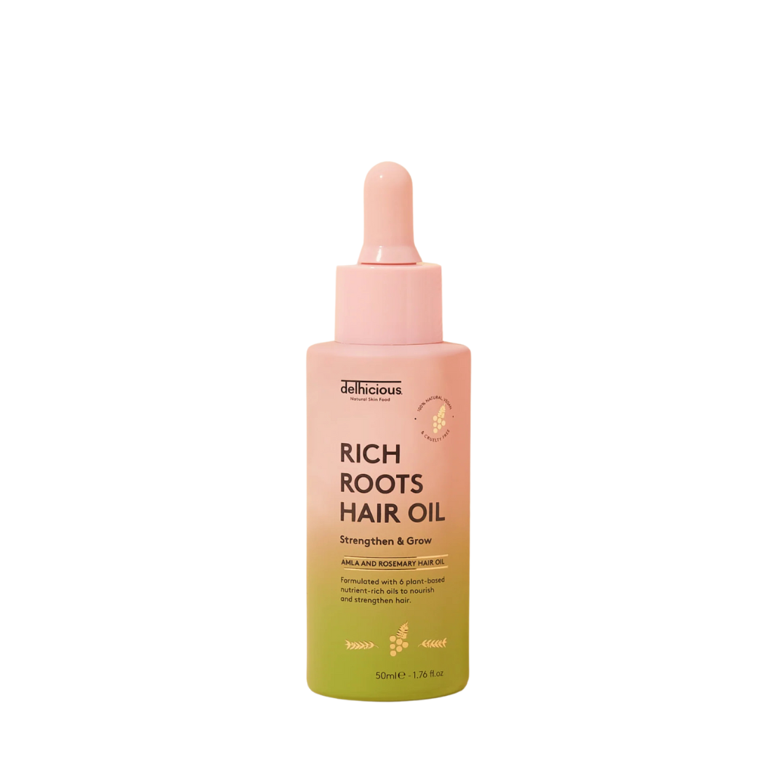 Delhicious Rich Roots Amla &amp; Rosemary Hair Oil - 50ml