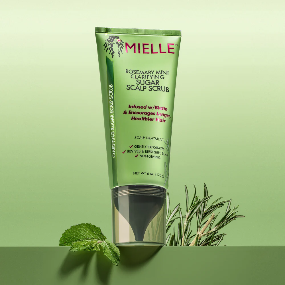 Mielle Organics Rosemary Mint Clarifying Sugar Scalp Scrub 6oz