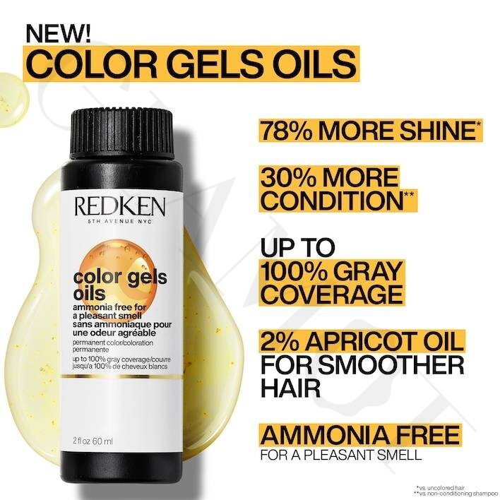 Redken Color Gels Oils Permanent Hair Colour 60ml