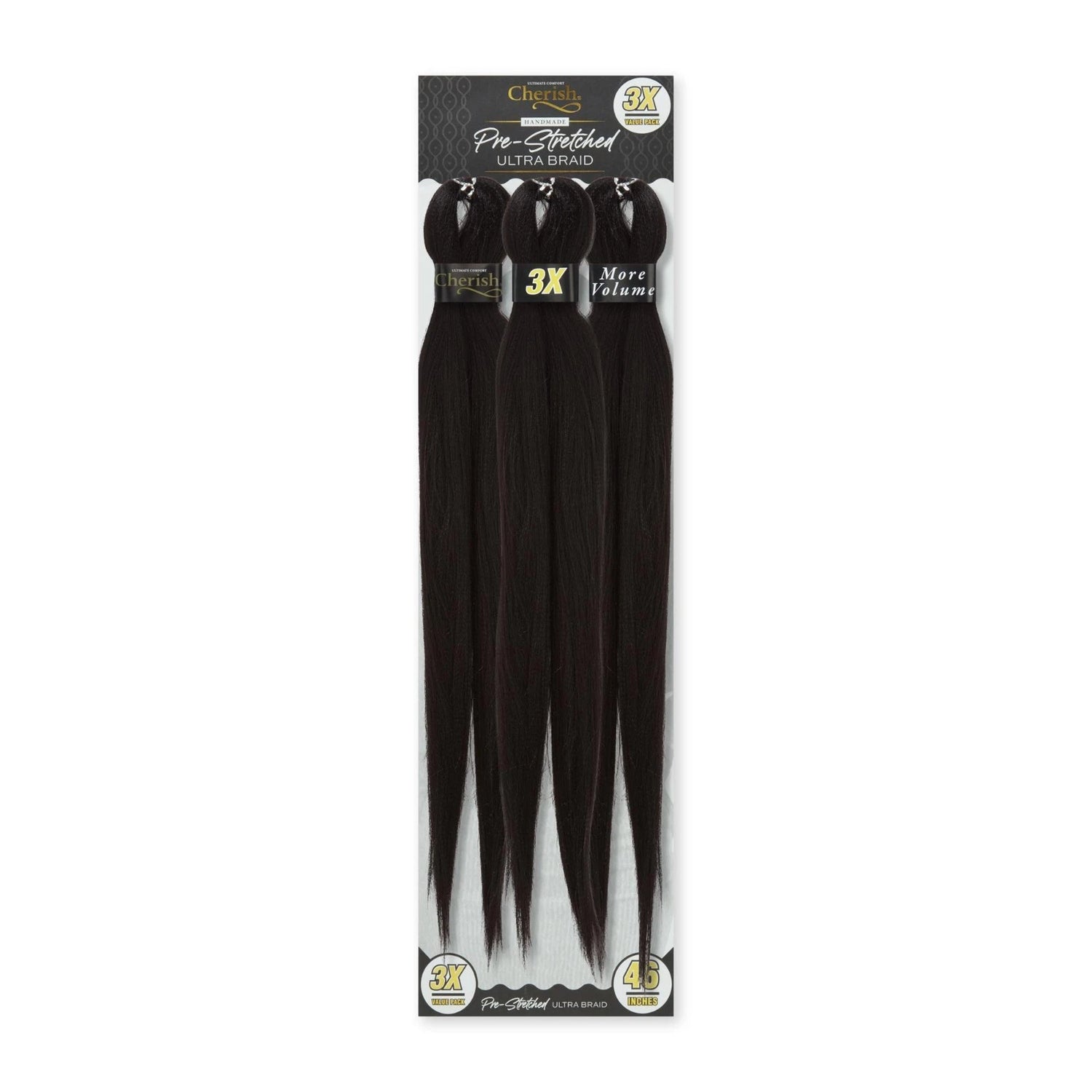 Cherish 3x Pre Stretched Ultra Braid Pre-Pulled 46" 3 Pack